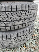 ブリヂストン ブリザック VRX2 165/65R14 2021年製　バリ溝　8.5部山　アルミホイールセット 14インチアルミ ルーミー タンク パッソ _画像6