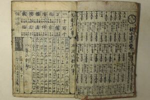 「算法記(塵劫記)」1冊｜和算 算術 算数 数学 絵入り 木版画 算盤 古書 和本 古典籍 s64