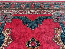 【355×266】イラン★ウール◆クム産ペルシャ絨毯・カーペット■3434-600_画像5