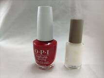 變龜【新品】マニキュア 2本セット リリミュウ OPI　白 赤 ホワイト レッド　O・P・I_画像1