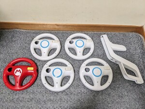  nintendo Wii steering wheel 5 piece / The pa-1 piece together 