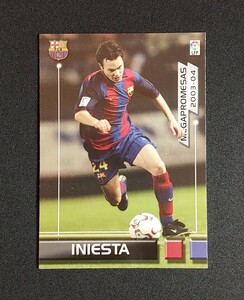  Andres Iniesta（アンドレス・イニエスタ）2003-04 Panini LaLiga Megafichas MP13