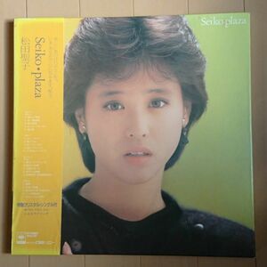 松田聖子〈Seiko・plaza〉中古 2枚組LPレコード 特製クリスタル・シングル付 カートンボックス仕様 ベストアルバム