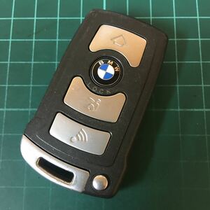 輸6897 BMW 純正 スマートキー キーレス リモコン 4ボタン ７シリーズ 6シリーズ 5シリーズ等　トランク