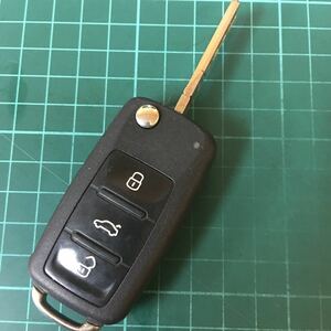 輸6913ワーゲン VW純正 スマートキー キーレス リモコン 3ボタン トランク ゴルフ ヴァリアントパサート ティグアン等