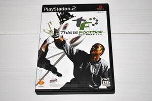 【送料込み・PS2ソフト】This is Football