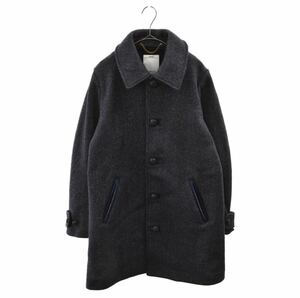 15AW visvim HERGE COAT (WOOL) 定価約21万円 NAVY 0115205013020 ステンカラー コート GYLE限定 超希少