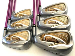 美品 本間 ホンマ HONMA BERES ベレス IE-03 アイアン 6-11 6本 ARMRQ8 40 L アーマック8 3スター 3星 ★★★ レディース　※拡大画像あり