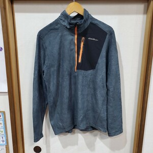 Eddie Bauer フリースジャケット サイズM US古着 アメリカ古着 azu1234