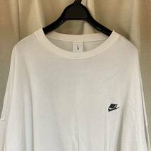 正規 NIKE PEACEMINUSONE G-Dragon ナイキ ピースマイナスワン ジードラゴン Tシャツ ロンT クルーネック ホワイト 白 メンズ ロゴ 長袖_画像3