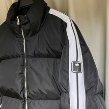 正規 PALM ANGELS パーム エンジェルス Classic Track Down Jacket クラシック トラック ダウン ジャケット ブラック 黒 メンズ ロゴ 新品_画像4