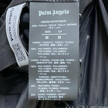 正規 PALM ANGELS パーム エンジェルス Classic Track Down Jacket クラシック トラック ダウン ジャケット ブラック 黒 メンズ ロゴ 新品_画像5