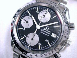 ★極美品 OMEGA Ω オメガ スピードマスター クロノグラフ ブラック バルジュー7750 3511.5000 綺麗！★