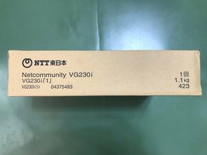 未使用品(^▽^)/ 21年製 NTT VG230i (1) Netcommunity ひかり電話アダプター 【NW-1002】