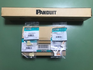 未使用品(^▽^)/ PANDUIT ヒンジ式ダクト型 水平ケーブル管理パネル WMPFSE/CAT5e モジュラージャック CJ588IW ５０個/Mini-CMシリーズ