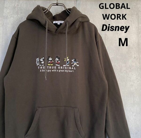 グローバルワーク　GLOBAL WORK Disney パーカー　M