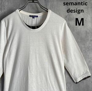 セマンティックデザイン　semantic design Tシャツ　M