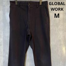 グローバルワーク　GLOBAL WORK パンツ　綿96% M ポリウレタン_画像1