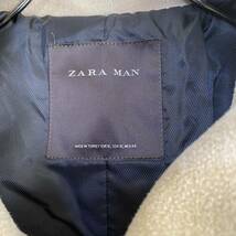 ザラ　ZARA MAN コート　ベージュ　XL ポリエステル63%_画像4