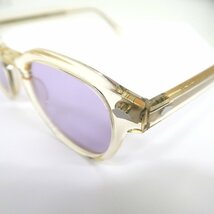 IT29901 モスコット サングラス イエローフレーム パープルレンズ MOSCOT 中古_画像4