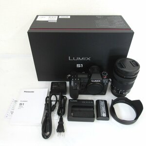 Hn594851 パナソニック デジタル ミラーレスカメラ LUMIX S 24-105mmF4 MACRO レンズキット DC-S1M Panasonic 中古・美品