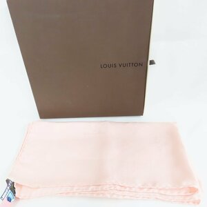 Ts749071 ルイ・ヴィトン スカーフ モノグラム シルク100％ LOUIS VUITTON 美品/クリーニング済み