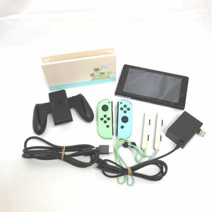 NA32271 任天堂 ゲーム機 ニンテンドー スイッチ Switch あつまれ どうぶつの森 HAC-001(-01) 2020年製 Nintendo 中古