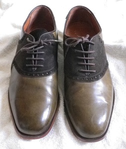 ●Brooks Brothers　ブルックスブラザーズ　サドルシューズ　Florsheim by Duckie Brown　メンズ　８　箱なし　　　