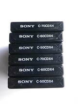 ●未開封カセットテープ SONY メタルポジション ６本セット CDix IV METAL 50×２本,60×2本,70×2本 未使用品_画像5