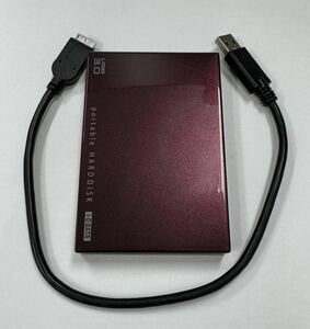 動作品　 IO DATA HDPC-UT1.0BRE 1.0TB 外付 ハードディスク HDD USB3.0/2.0対応 113使用時間　送料無料