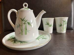 ◎希少美品　D307　アンティーク　ポットセット　 Noritake　オールドノリタケ　アラベスク　マルキ印1947年　