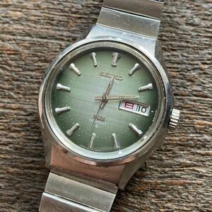 SEIKO キングセイコー 5626-7200 自動巻 グリーン文字盤 稼働 未整備品