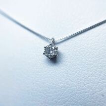 【未使用品】2023年10月購入 K18WG ダイヤモンド ネックレス 銀座 miwa プレゼント 女性用 アクセサリー_画像2