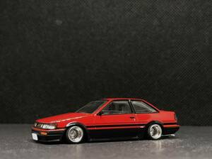 トミカリミテッドヴィンテージ 1/64 トヨタ カローラレビン 2ドア GT-APEX (85年式) 改 深リム AE86