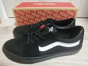 新品 VANS SK8-LOW Contrast Black/White 28.5cm ☆ バンズ ブラック 黒 白 VN0A5KXDBZW