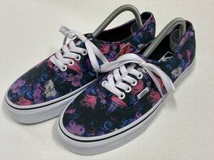 激レア!! VANS オーセンティック 黒 花柄 US8 (26cm) アメリカ企画限定! バンズ Authentic