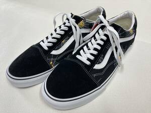 VANS OLD SKOOL 黒 スエード 黒キャンバス 蜘蛛の巣柄 US13 (31cm) オールドスクール バンズ アメリカ企画限定!!