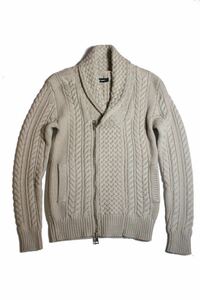 美品　1PIU1UGUALE3　shwal zip cardigan ウノ ピゥ ウノ ウグァーレ トレ　ショール ジップ カーディガン　akm wjk 