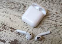 ◆Apple アップル ワイヤレスイヤホン エアーポッズ AirPods 第2世代 A1602 イヤホン+ケースのみ ◆_画像1