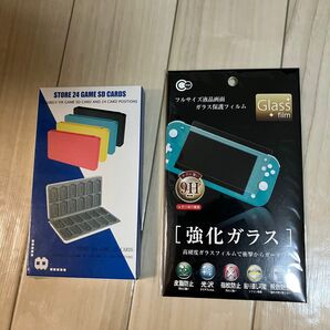 Switch ソフト収納ケース 24枚 Switch用保護フィルム