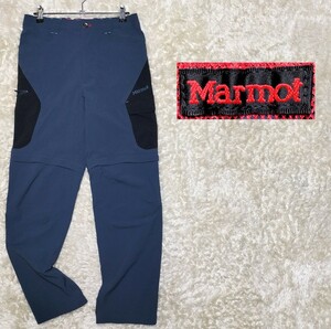 【2way(ショーツ)★】Мサイズ 美品 Marmot アクトイージーコンバーチブルトレッキングパンツ◆ナイロンストレッチ素材☆マーモット (141)