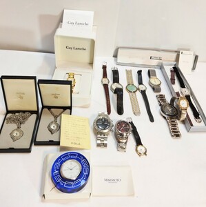 【ブランド腕時計まとめ】MIKIMOTO swatch J.Harrison ピエールカルダンなど含む15個セット　005JIHU99