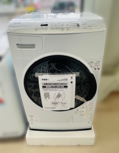 CZO2241 IRIS OHYAMA アイリスオーヤマ ドラム式洗濯機 FLK832 洗濯8kg/乾燥3kg 2021年製 温水洗浄機能 左開き
