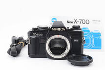 ■美品■ ミノルタ MINOLTA NEW X-700 MPS ボディ ブラック 【動作確認済・露出計OK・使用説明書付属】 #511005_画像1