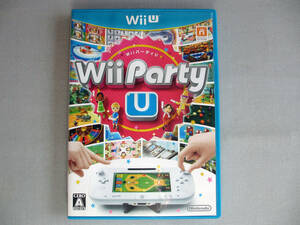 ★★f 任天堂 Nintendo WiiU Wii Party U WiiパーティU 8種類の新感覚ゲーム GamePad 80種類のゲーム収録 ソフト 中古 Wii U ☆★