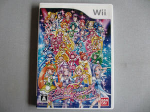 ★☆ 任天堂 Nintendo Wii プリキュアオールスターズ ぜんいんしゅうごう ☆ レッツダンス! ジュエルゲット ソフト 中古 ☆★s