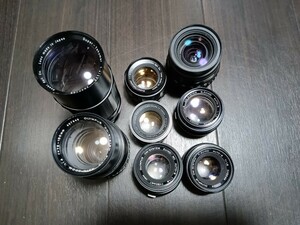 ジャンク OLYMPUS PENTAX レンズ まとめて 8台 動作未確認 同梱不可　J5