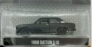 242// 1968 DATSUN 510 ダットサン　BLACK BANDIT　　　グリーンライト　GREENLIGHT　1/64