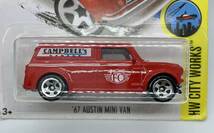 221// ‘67 AUSTIN MINI VAN オースティンミニ バン ホットウィール Hot Wheels_画像1