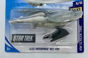 252// U.S.S. ENTERPRISE NCC-1701　エンタープライズ　STAR TREK スタートレック　ホットウィール Hot Wheels ブリスター割れ